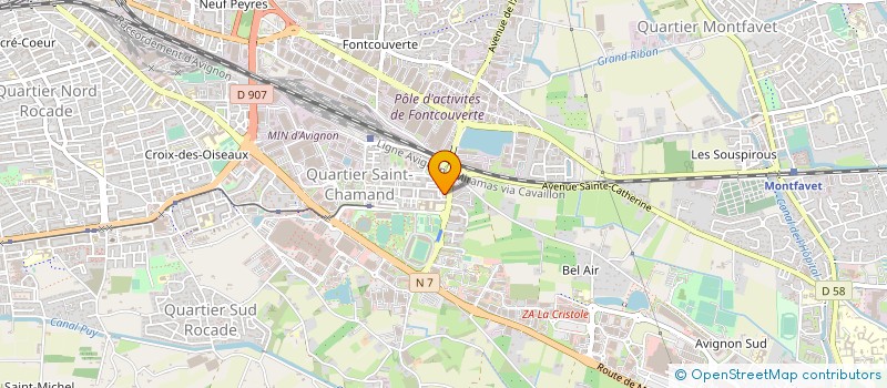 localisation de l'entreprise MADAME KAREL KUBICEK  AVIGNON