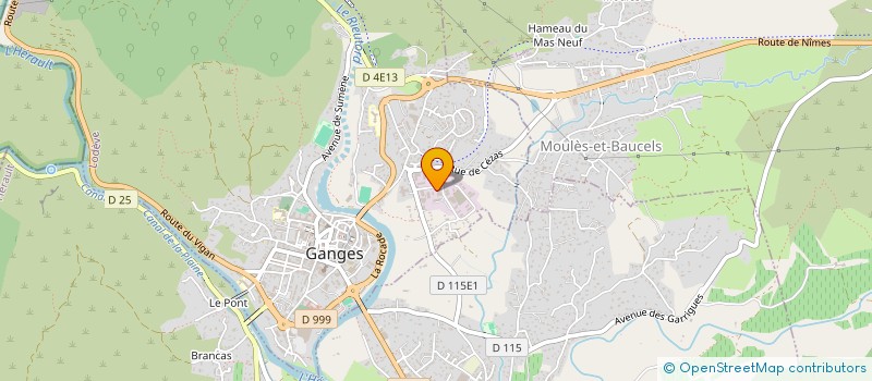 localisation de l'entreprise MADAME KAREL MAURIN  GANGES