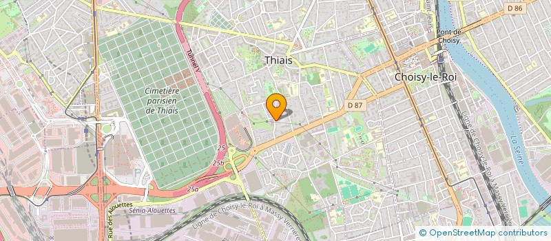 localisation de l'entreprise MADAME KAREL POINSIGNON  THIAIS