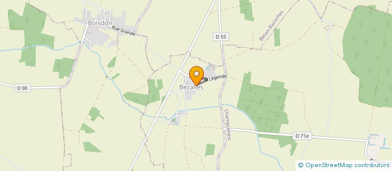 localisation de l'entreprise MADAME KARELINE CHOLLET  BEZALLES