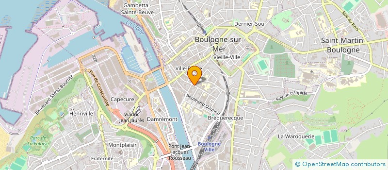 localisation de l'entreprise MADAME KARELLE ARNOULT  BOULOGNE SUR MER