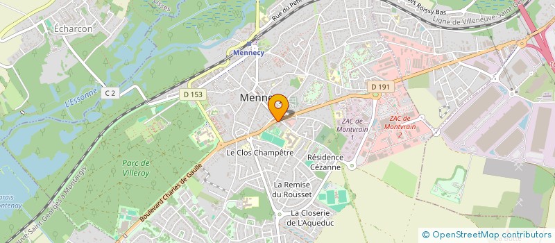 localisation de l'entreprise MADAME KARELLE ELODIE RISAL à MENNECY
