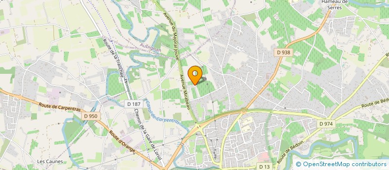 localisation de l'entreprise MADAME KARELLE GOUDEAU  CARPENTRAS