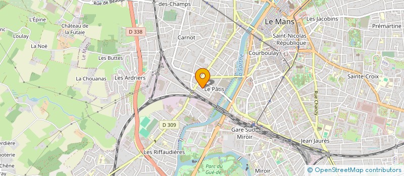localisation de l'entreprise MADAME KARELLE MERAND à LE MANS