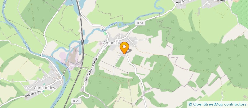 localisation de l'entreprise MADAME KARELLE PATRIKEEFF  AMONCOURT