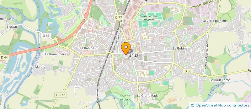 localisation de l'entreprise MADAME KARELLE SOUDY  BRUZ