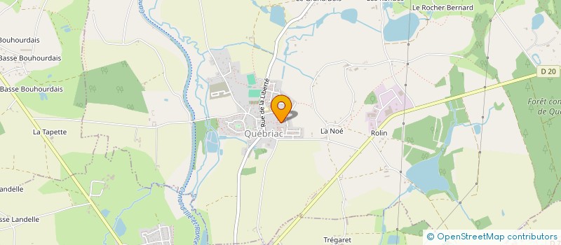 localisation de l'entreprise MADAME KARELLE VILLAIS  QUEBRIAC