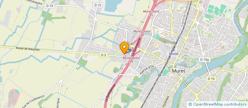 localisation de l'entreprise MADAME KAREN AMERIO  MURET