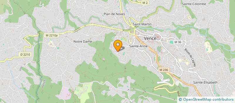 localisation de l'entreprise MADAME KAREN ARMSTRONG à VENCE