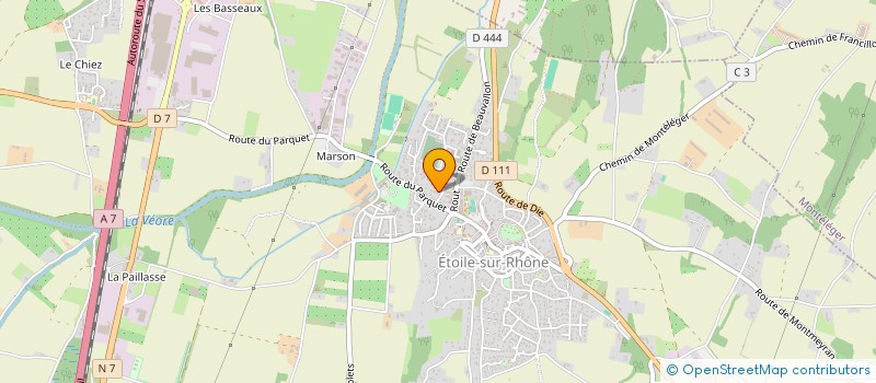 localisation de l'entreprise MADAME KAREN ARTAUD  ETOILE-SUR-RHONE