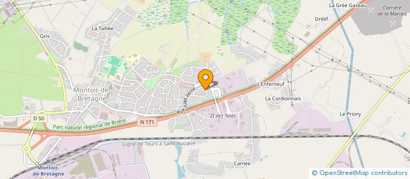 localisation de l'entreprise MADAME KAREN AVENARD  MONTOIR-DE-BRETAGNE