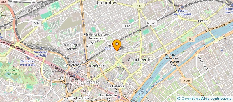 localisation de l'entreprise MADAME KAREN AYACHE à COURBEVOIE