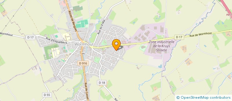 localisation de l'entreprise MADAME KAREN B'AHEU  WORMHOUT