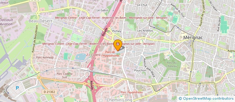 localisation de l'entreprise MADAME KAREN BAGAT  MERIGNAC