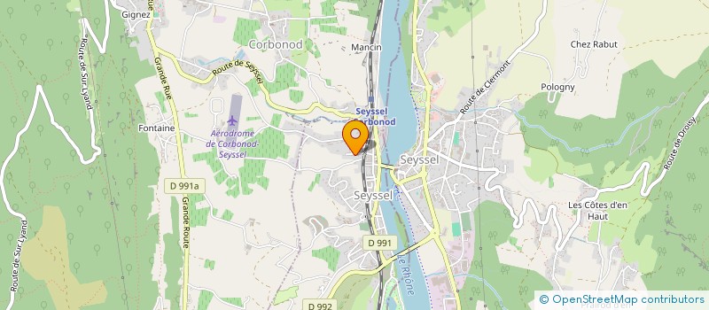 localisation de l'entreprise MADAME KAREN BALMAND  SEYSSEL