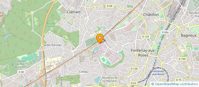 localisation de l'entreprise MADAME KAREN BARISELLE  CLAMART