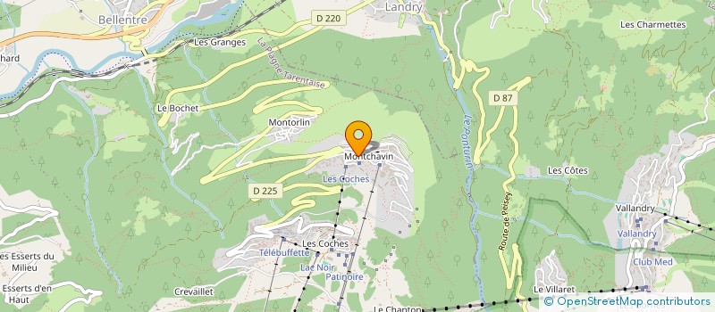 localisation de l'entreprise MADAME KAREN BATES  LA PLAGNE TARENTAISE