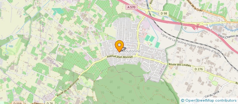 localisation de l'entreprise MADAME KAREN BEAUCE  LA CRAU