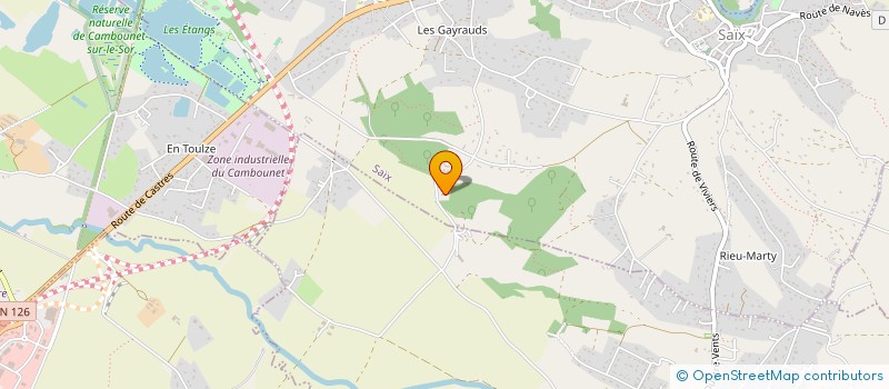 localisation de l'entreprise MADAME KAREN BEAUMONT-JONES  SAIX