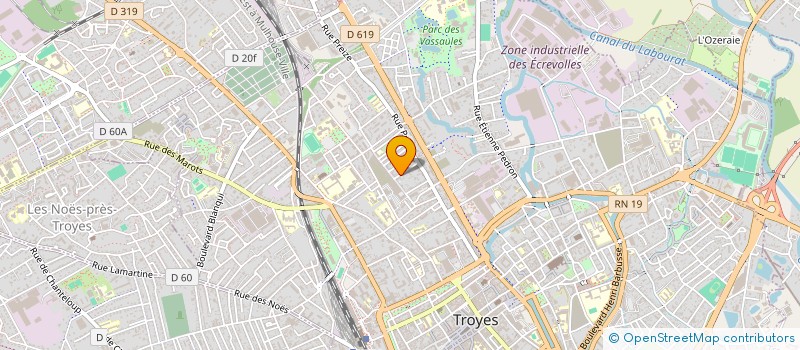 localisation de l'entreprise MADAME KAREN BEURIER à TROYES