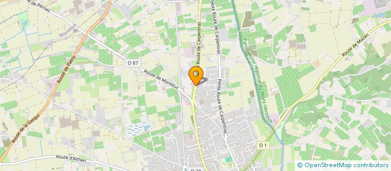 localisation de l'entreprise MADAME KAREN BILGER  PERNES-LES-FONTAINES