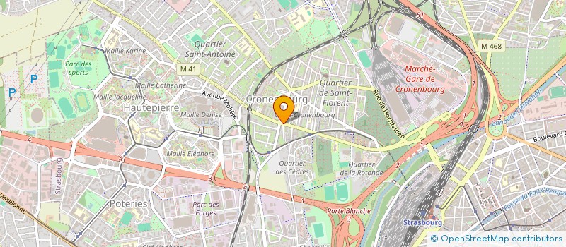 localisation de l'entreprise MADAME KAREN BINA  STRASBOURG