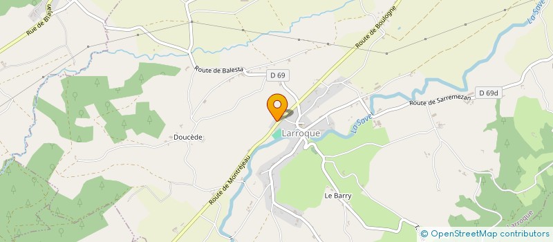 localisation de l'entreprise MADAME KAREN BOS  LARROQUE