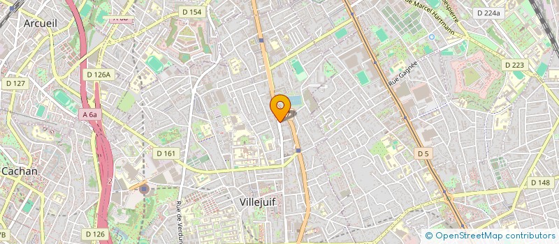 localisation de l'entreprise MADAME KAREN BOURGI  VILLEJUIF