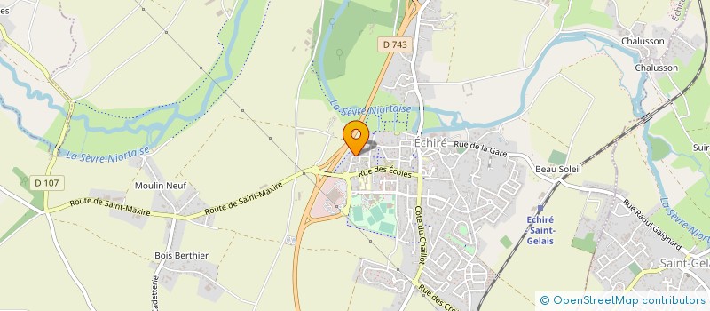 localisation de l'entreprise MADAME KAREN BREILLAD  ECHIRE