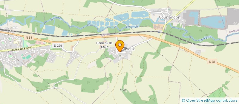 localisation de l'entreprise MADAME KAREN BROCHOT  CRUGNY