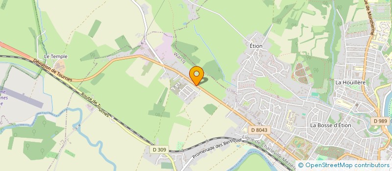localisation de l'entreprise MADAME KAREN BRUY à PRIX-LES-MEZIERES