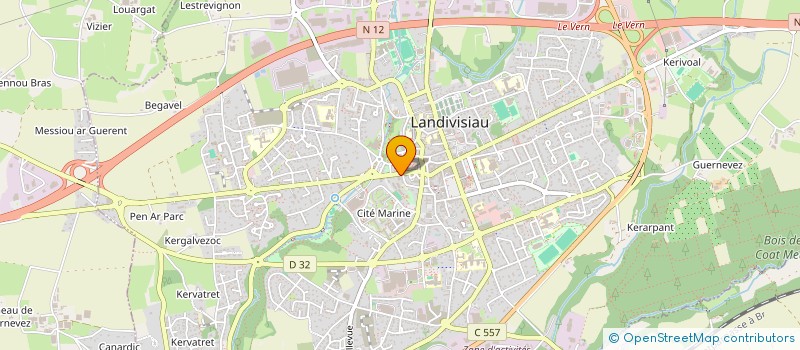 localisation de l'entreprise MADAME KAREN CABOCHE à LANDIVISIAU