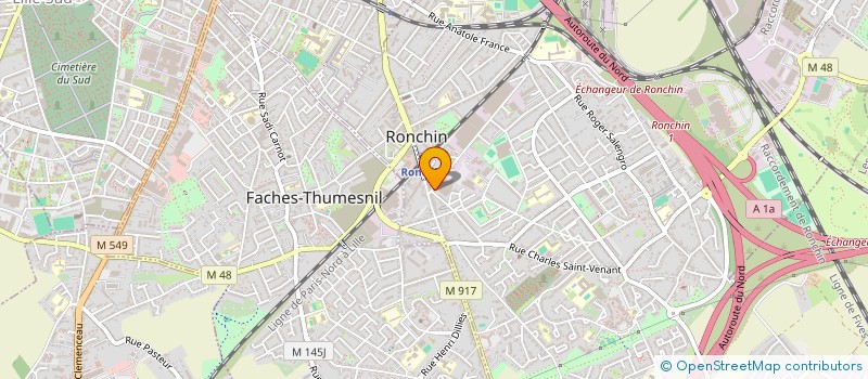 localisation de l'entreprise MADAME KAREN CAESEMAEKER  RONCHIN