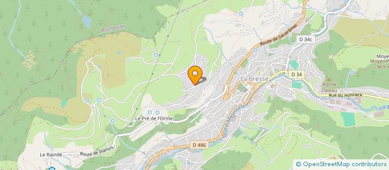 localisation de l'entreprise MADAME KAREN CAJELOT  LA BRESSE