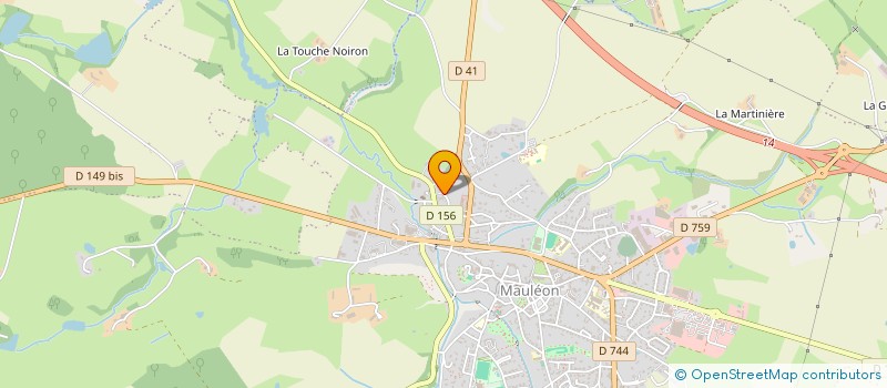 localisation de l'entreprise MADAME KAREN CALAIS  MAULEON