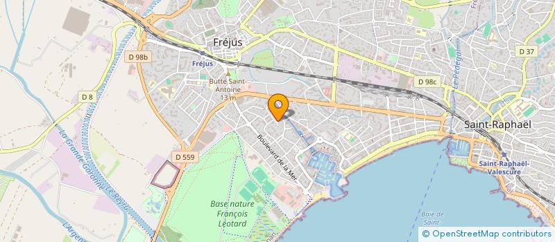 localisation de l'entreprise MADAME KAREN CARPENTER à FREJUS