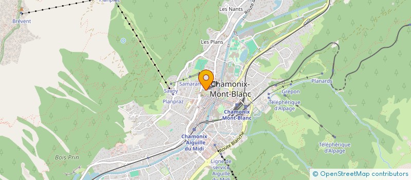 localisation de l'entreprise MADAME KAREN CHANCE  CHAMONIX-MONT-BLANC