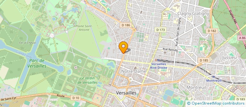 localisation de l'entreprise MADAME KAREN CHEVALIER à VERSAILLES