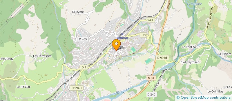 localisation de l'entreprise MADAME KAREN CHEVALLIER à EMBRUN