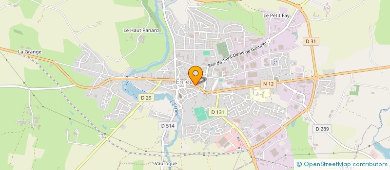 localisation de l'entreprise MADAME KAREN CORRIGOU  ERNEE