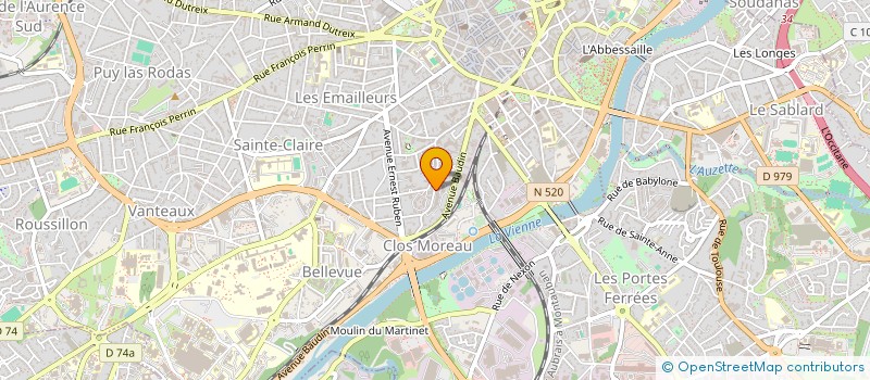 localisation de l'entreprise MADAME KAREN DAVISON  LIMOGES
