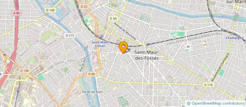 localisation de l'entreprise MADAME KAREN DAWIDOWICZ à SAINT-MAUR-DES-FOSSES