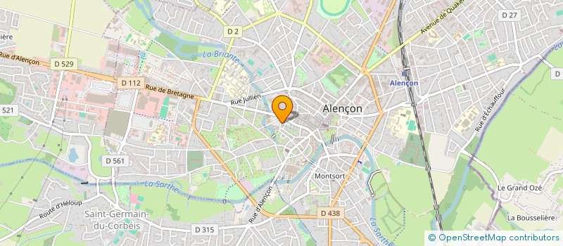 localisation de l'entreprise MADAME KAREN DEPAGNE à ALENCON