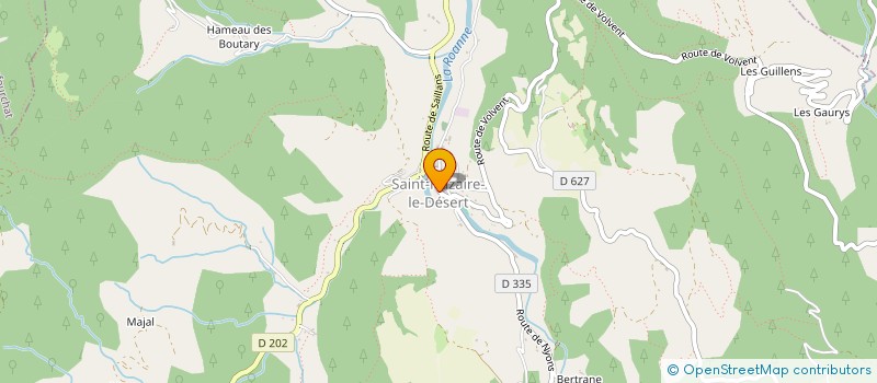 localisation de l'entreprise MADAME KAREN DERMINEUR  SAINT-NAZAIRE-LE-DESERT