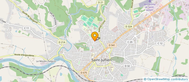 localisation de l'entreprise MADAME KAREN DIJOUX à SAINT-JUNIEN