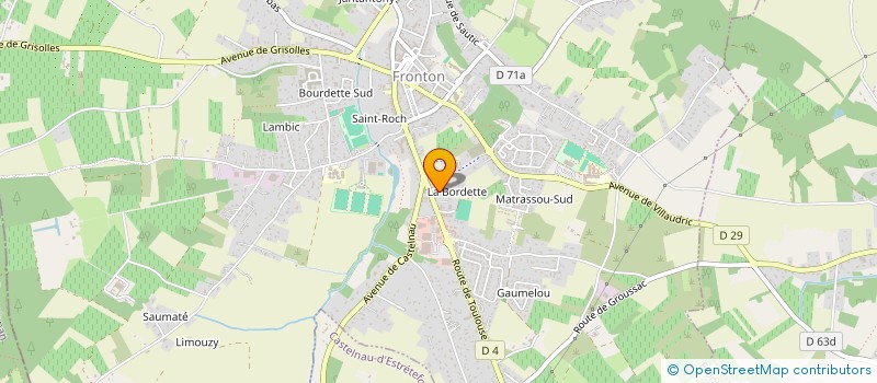 localisation de l'entreprise MADAME KAREN DO NASCIMENTO  FRONTON