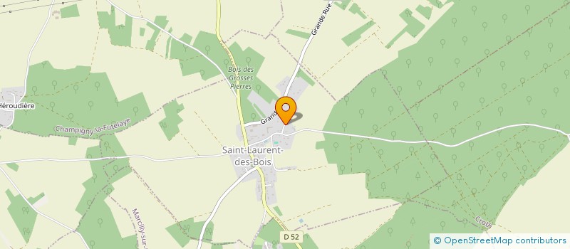 localisation de l'entreprise MADAME KAREN DUPAS  SAINT-LAURENT-DES-BOIS