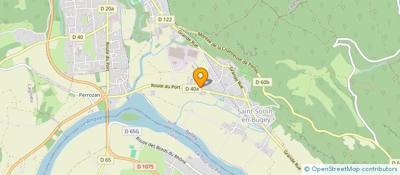 localisation de l'entreprise MADAME KAREN DURAND PARISSE  SAINT-SORLIN-EN-BUGEY