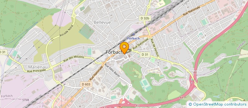 localisation de l'entreprise MADAME KAREN ERSCHENS  FORBACH