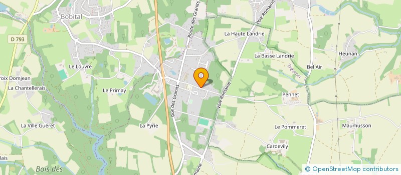 localisation de l'entreprise MADAME KAREN FAUCHER  LE HINGLE